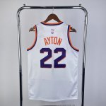 NBA 22 Ayton Phoenix Suns 23-24 Association Maillot blanc